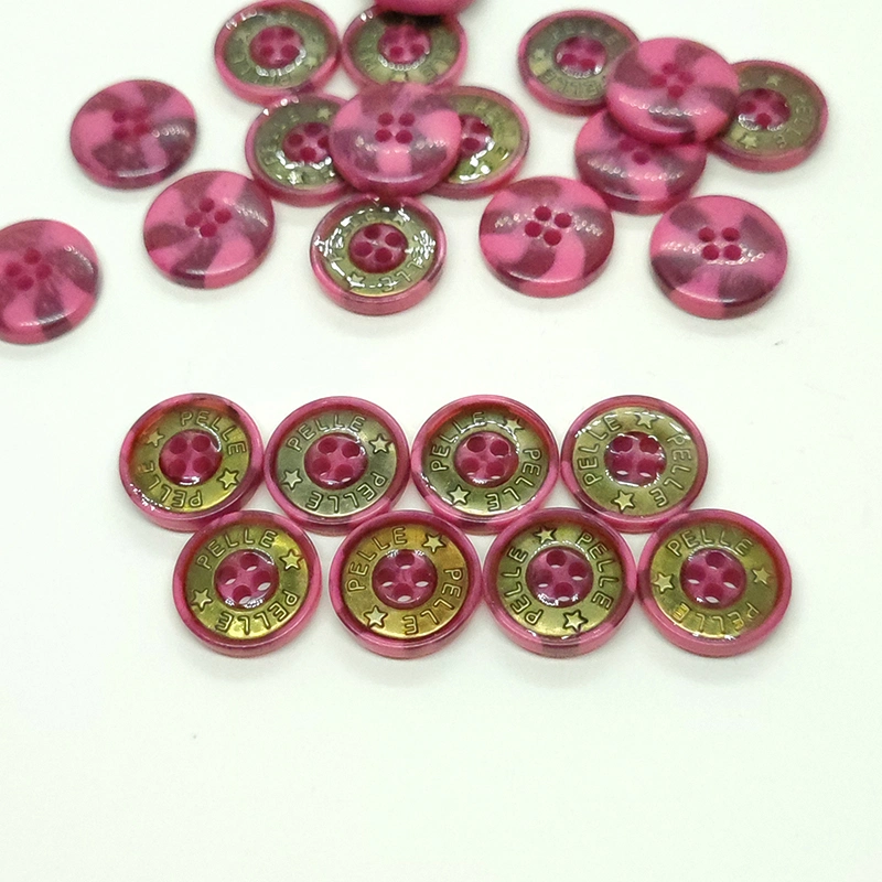 Pink Candy Custom ABS Metal Sewing Button for Garment Accessories