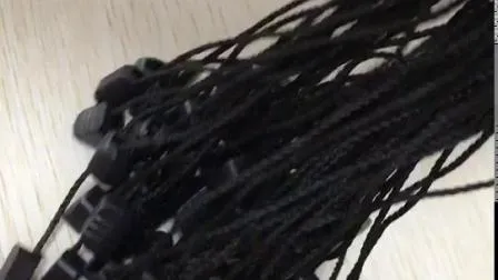 Bloqueio de etiqueta de preço de corda de plástico